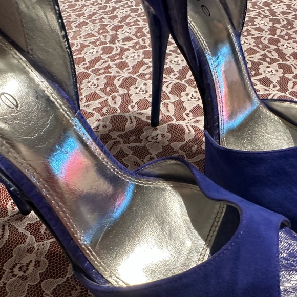 Bebe platform blue shoes !! - Picture 14 of 16